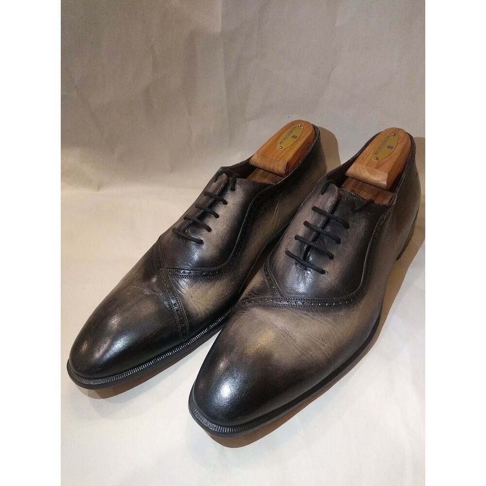Tuccpolo relo'G Handmade Lace-up Calfskin Luxury Men Italian Shoe size 45
